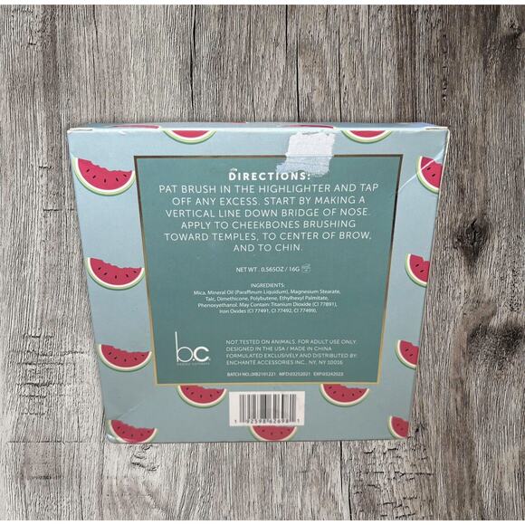 BEAUTY CONCEPTS SHIMMER HIGHLIGHTER COMPACT WATERMELON - Picture 2 of 2